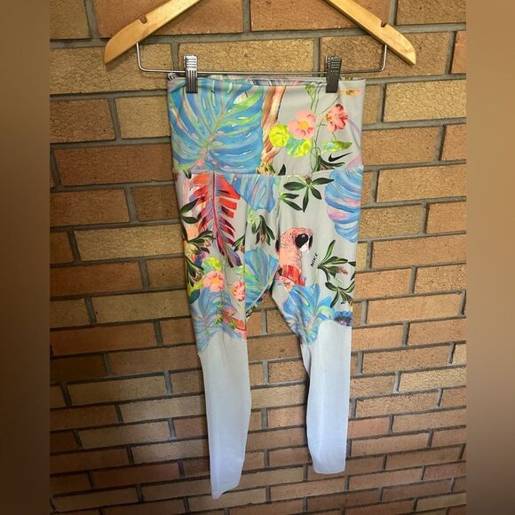 Nike Tropical Power Victory Mesh Training Dri-Fit Legging Women’s Size XS - Picture 2 of 5